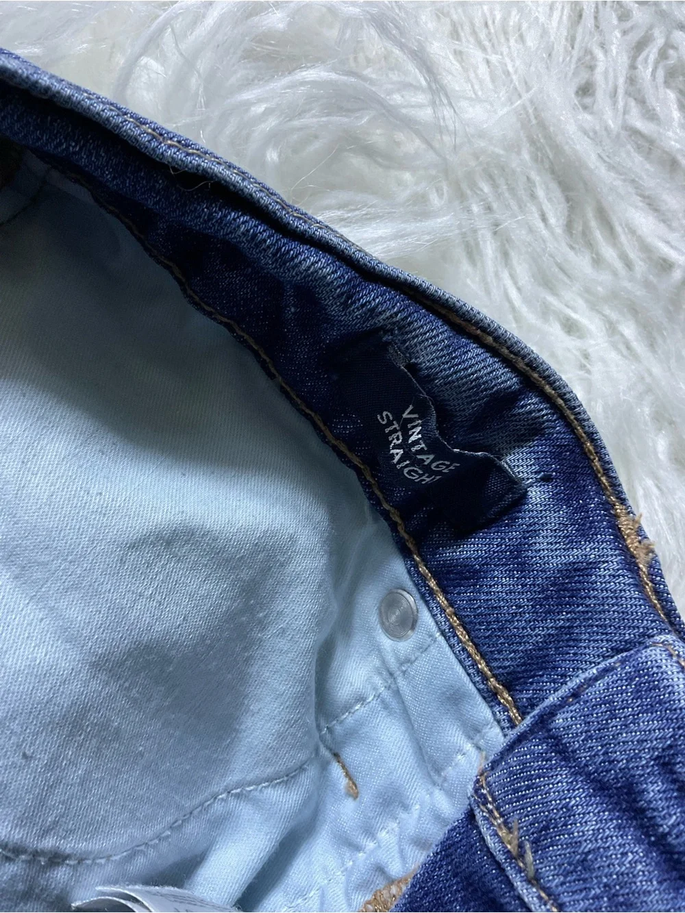 J Crew Vintage Straight Jean in Two Tone Denim